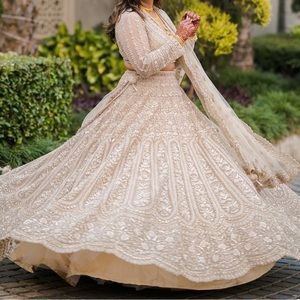 Golden Bridal Lehanga $1250